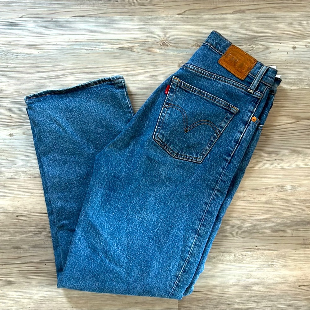 Levi’s Ribcage straight ankle jeans womens 26
